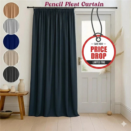 Blackout door curtain thick - blackout,