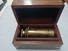 Vintage Style Brass Telescope