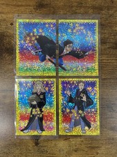 HARRY POTTER, Philosophers Stone, 2001, RARE ROOKIES,HARRY,HERMIONE,RON. 4x HOLO