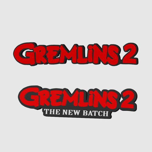 Gremlins printed horror - gremlins, 2