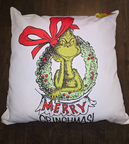 New grinch pillow - grinch,