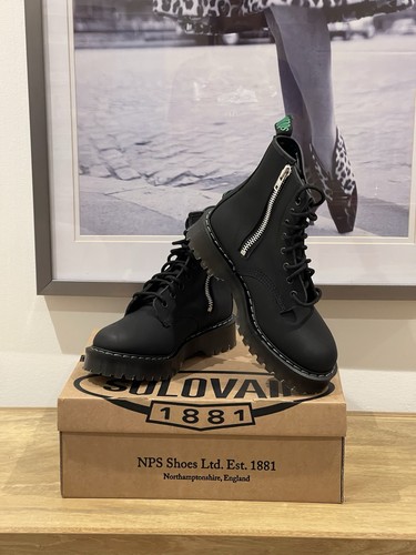 Nps solovair black - greasy, 8
