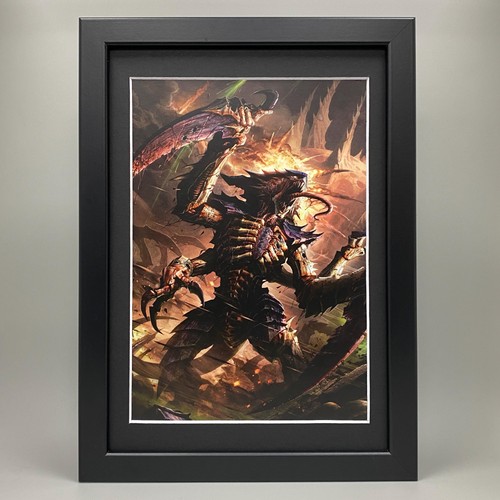 Tyranids framed art hive - art,