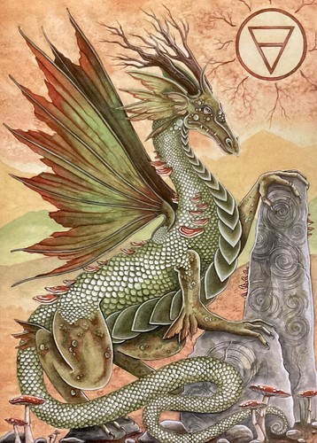 Fantasy mystical dragon - mystical,