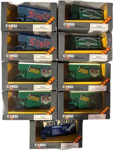 Vintage corgi classics - 9x,