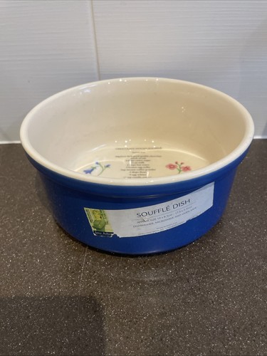 Jane asher blue soufflé dish - jane,