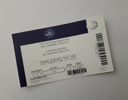 Neil diamond tickets - diamond,