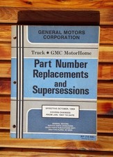 GMC Part Number Replacements