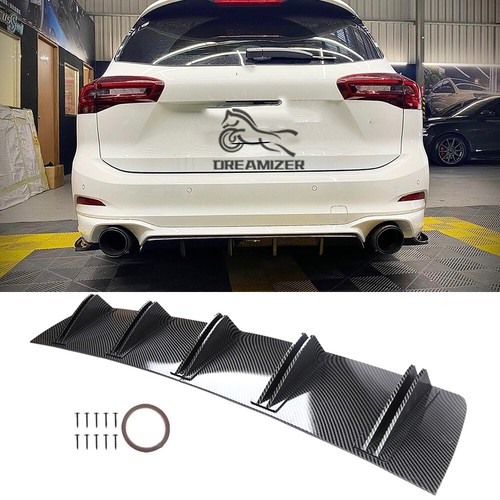 Carbon fiber rear diffuser - rear,