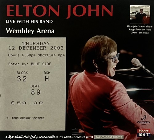 Elton john wembley london - -, wembley,