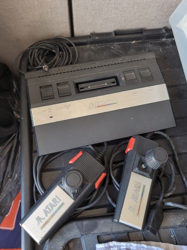 Atari 2600 console with - atari,
