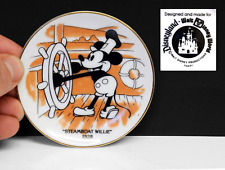 Mickey Mouse in Steamboat Willie Mini Plate, Made For Disneyland / Disney World