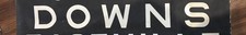 1969 Bristol area Bus blind destination - Downs