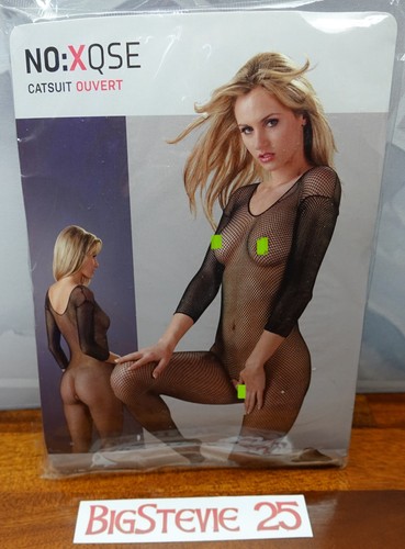 Fishnet open crotch body - open,