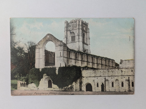 Postcard fountains abbey - postcard,