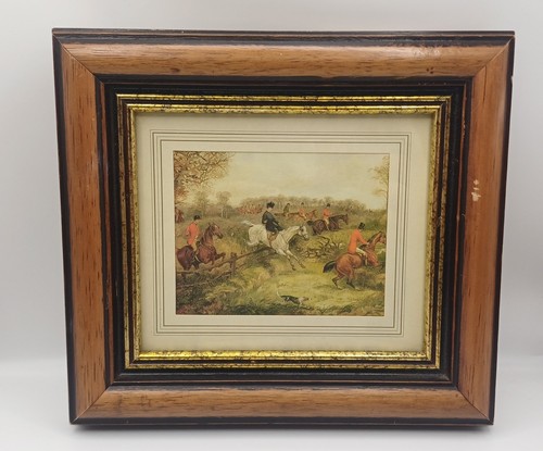 Framed print breaking cover - cover, by