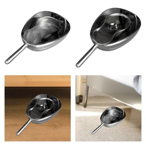 Stainless steel bed pan with - bed,