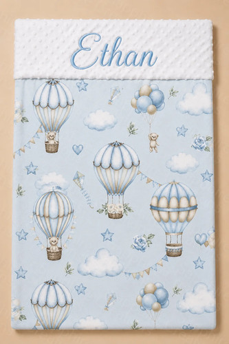 Hot balloon baby boys blue - hot,