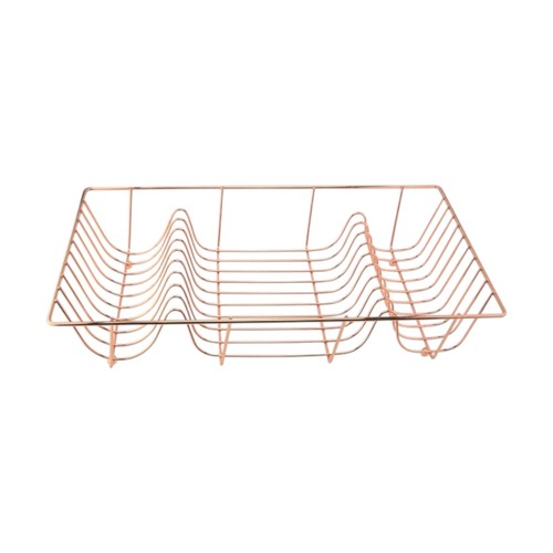 Copper dish drainer rack - copper,