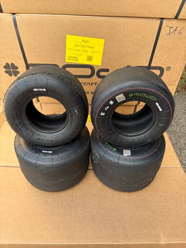 Used mojo d2xx kart tyres - d2xx,