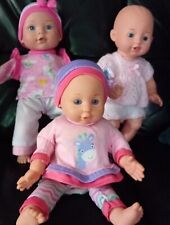 Baby Dolls Triplets  Middle Doll Blows Kisses