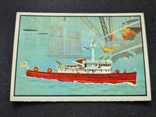 1953 bowman firefighter card - firefighter,