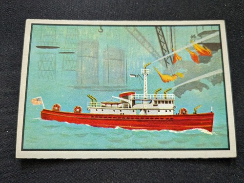 1953 bowman firefighter card - 1953, #