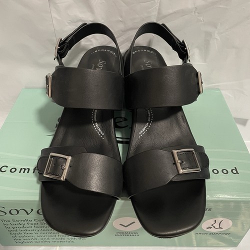 Sovella women black - black, leather