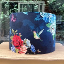 Lampshade Navy Velvet