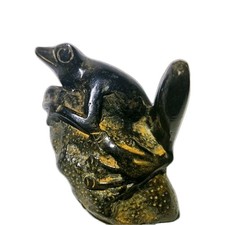 Bronze Frog Figurine Possibly