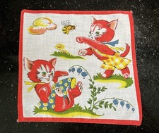 Vintage Four Children’s Handkerchiefs
