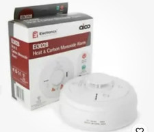 AICO EI3028 Mains Powered Multi-Sensor Heat & Carbon Monoxide Alarm 2034 Expiry