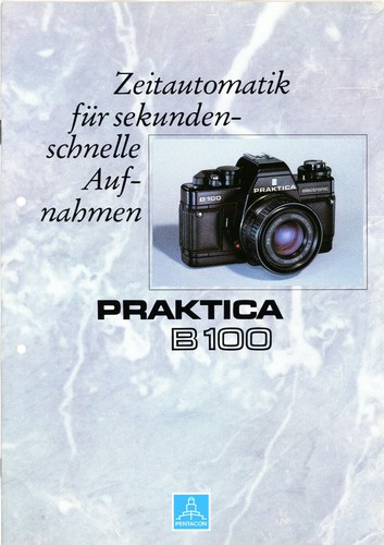 Pentacon camera brochure