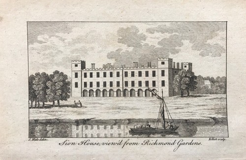 1761 antique print - 1761, sion