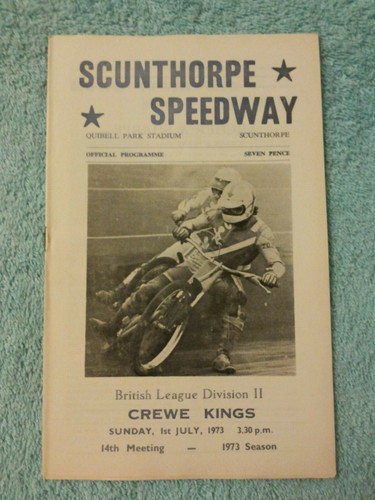 Scunthorpe speedway 1973 - scunthorpe,
