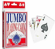 KAV Jumbo Large Playing Cards - Family Party Game Night Deck for 52 Playing Game