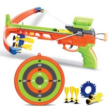 Kids Crossbow Archery Set With Bolts Target Gun Arrows Shooting Toy Garden Game