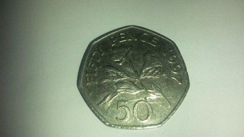 Collectible rare 50p fifty - rare,