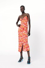 ZARA Pink Geometric Floral