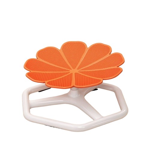 Swivel chair with flower seat - swivel,