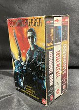 Arnold Schwarzenegger vhs Collection X 3 Box Set