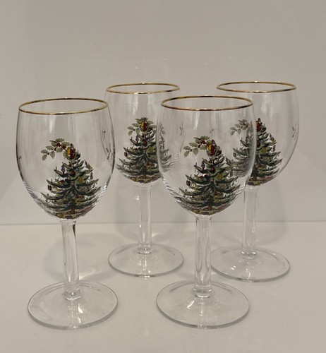 Spode christmas tree wine - christmas,