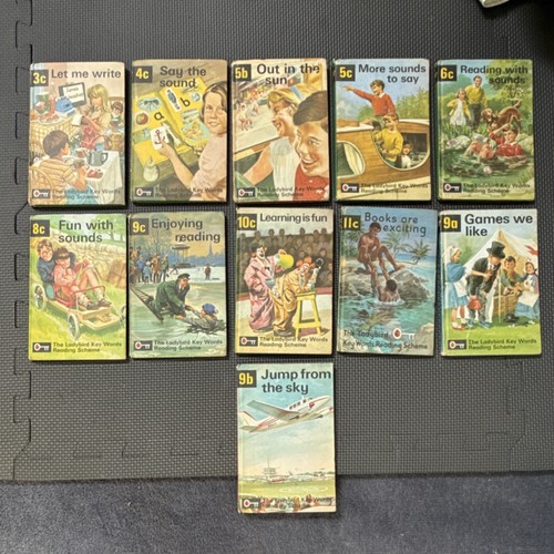 Vintage ladybird reading - vintage,