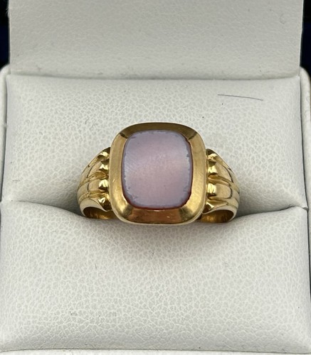 Victorian 18ct gold sardonyx - gold, &