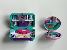 Polly Pocket Donut Pyjama Party & Disco Play Party Sets, No Figures, Units Only