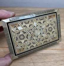 Vintage Wooden Mother of Pearl