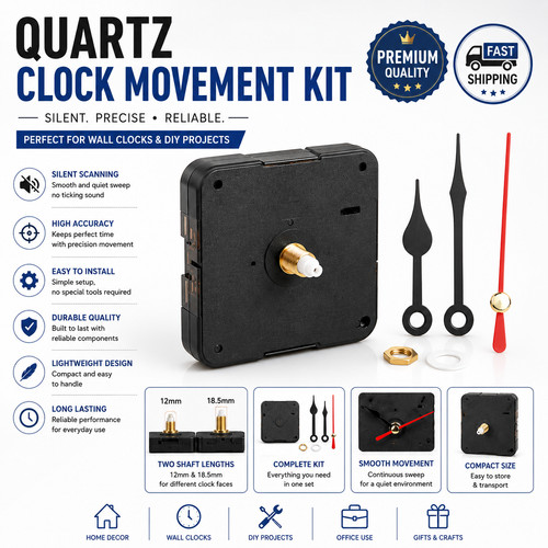 Diy wall quartz clock - diy,