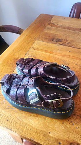 Martens brown leather - martens,