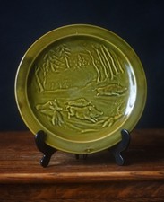 Vintage Majolica Style Plate