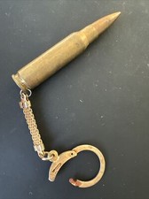 Vintage Norma 308 ‘ Trench Art ‘ Brass Key Ring